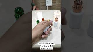 12Ml Fancy Attar Bottle At Just ₹15 Fancy Attar Bottle Wholesaler In Mumbai Moq 405Pc