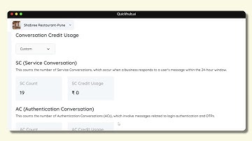 How to Check your Billing & Usage Details in Quick Chat