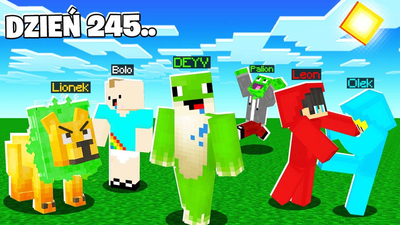 Zostaliśmy ZAMKNIĘCI na SUPER PŁASKIM ŚWIECIE w Minecraft!