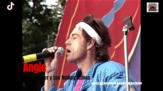 Video thumbnail of "Angie con Mick Jagger y Los Rolling Stones en vivo"