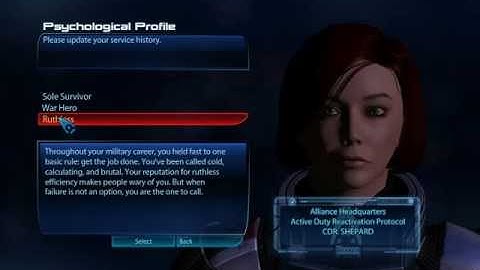 Mass Effect 3 Demo: final character design