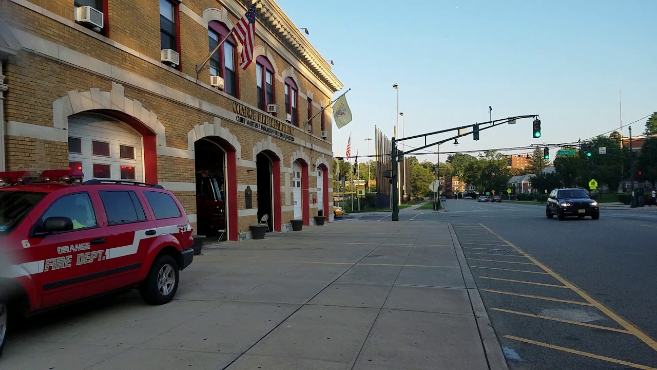 Orange Nj Fire Department Engine 3 / Ladder 1 Responding Fire Reported