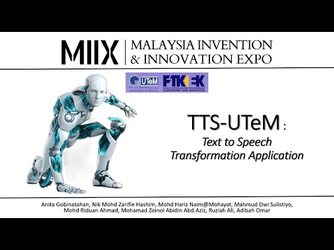 Text To Speech Transformation Application TTS UTeM 