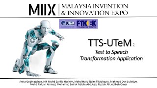 Text to Speech Transformation Application (TTS-UTeM) screenshot 2