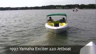 1997 Yamaha Exciter 220 Jetboat (June 8, 2012)
For sale by owner, Portsmouth VA. Safe, fun, functional, and easy to get around in and out of the water. Hits 50mph! Very good condition, runs great with two 110HP Yamaha 2-cycle engines. 35 gallon gas tank, 2-cycle oil premix modification, includes all accessories and USCG safety equipment, trailer with spare tire, boat cover, and 54 Sevylor tow tube. Have owners and service manuals in pdf, and plenty of tutorials on boat maintenance. 1997 Yamaha Exciter 220 Jetboat (June 8, 2012)