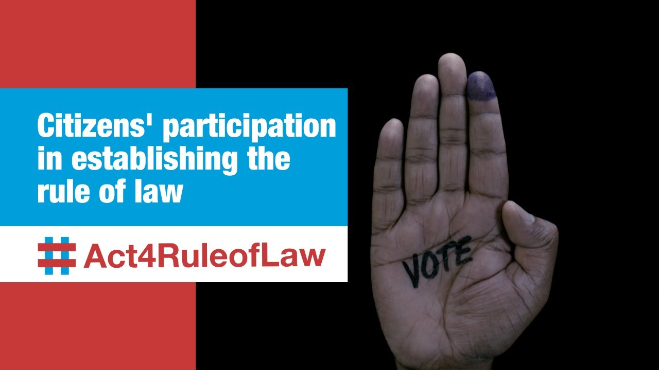 Citizens' Participation in Establishing the Rule of Law