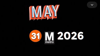 WMATA Metrorail May 31st , 2026 Compilation Part 1 🔴🔵🟠🟡🟢🔘 