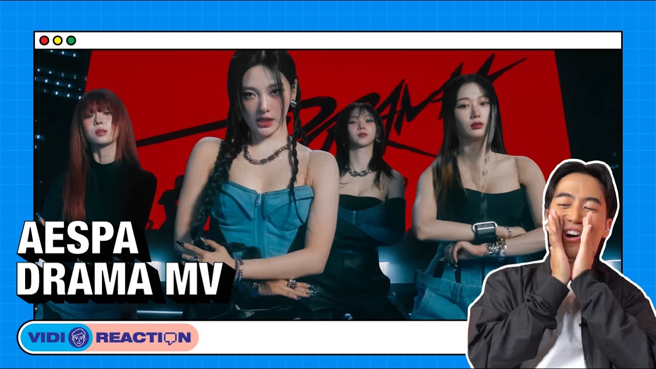 Vidi-O-Reaction: Indonesian Singer First Time Reacts to AESPA - DRAMA MV