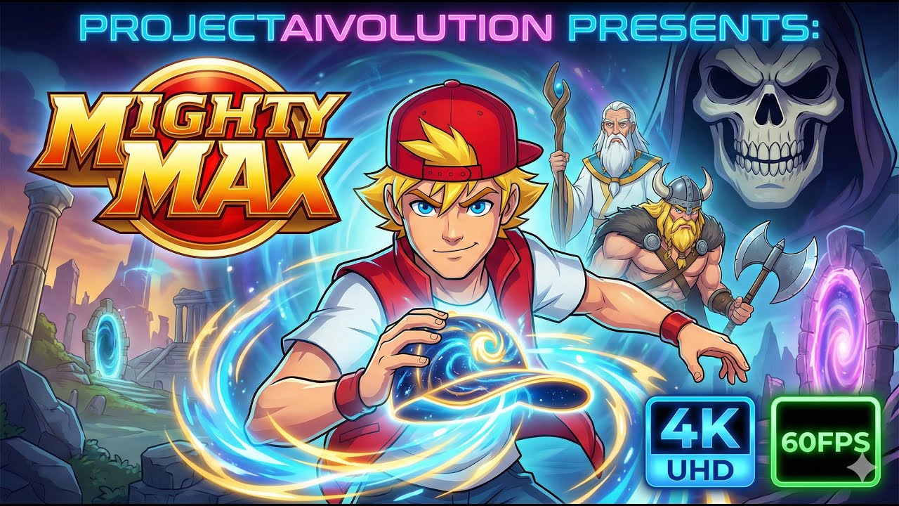 Mighty Max - S01E01 - A Bellwether in One's Cap - AI Restored 4K 60FPS