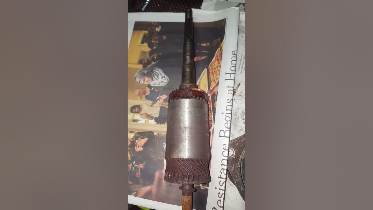 Triumph GT6 Starter motor disassembly Part 3 YouTube