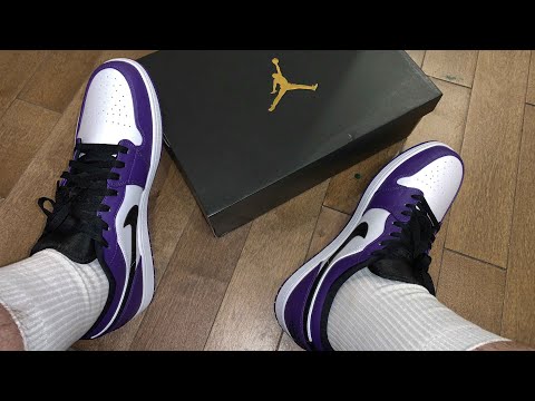 Обзор Air Jordan 1 Low court purple. Оригинал дешевле пали🤯