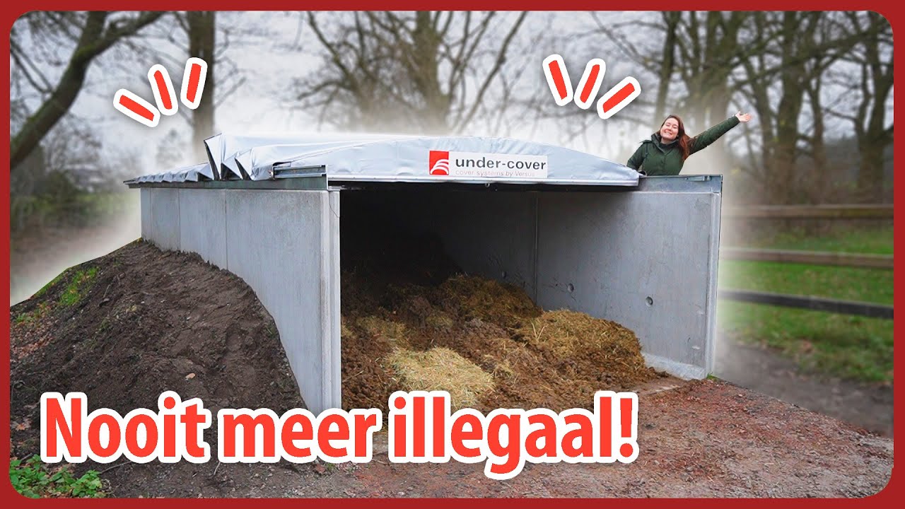 Het DAK van de MESTHOOP wordt GEPLAATST! 🎄 VLOGMAS #18