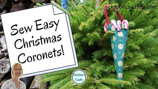 Scrap Fabric? Turn It Into Beautiful Christmas Coronets Fast