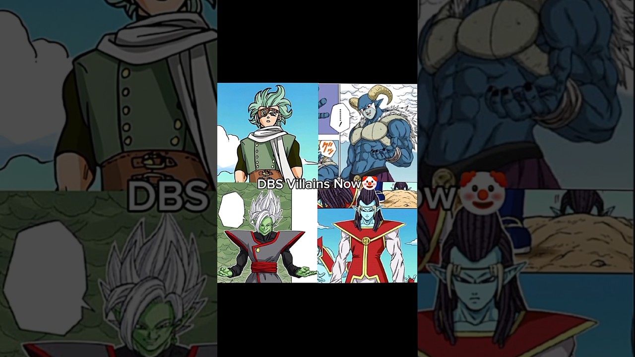 DBS Villains Now 🤡 Vs DBZ Villains Then ☠️