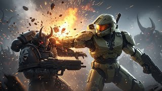What If Master Chief Entered WH40k and Faced a Black Legion Crusade