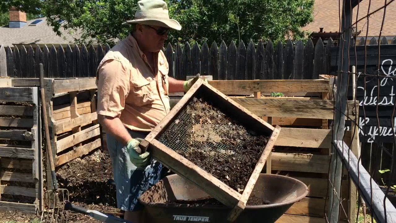 SIFTING COMPOST YouTube