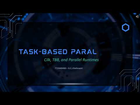 IT23689480 K.C.J.Rathnasiri - Task-Based Parallelism: Cilk, TBB, and Parallel Runtimes