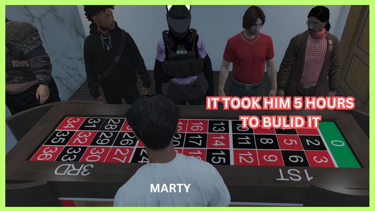 Marty has the first ever working roulette table in Nopixel 4.0 - YouTube