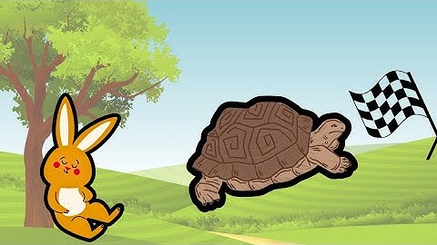 Hare and Tortoise | Kids Moral Stories | Canva Animation