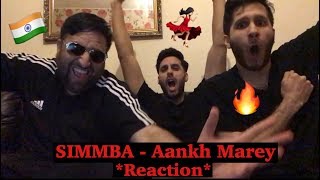 SIMMBA - Aankh Marey *Reaction*