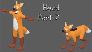 Making A Maned Wolf Character With Blender - Part 7