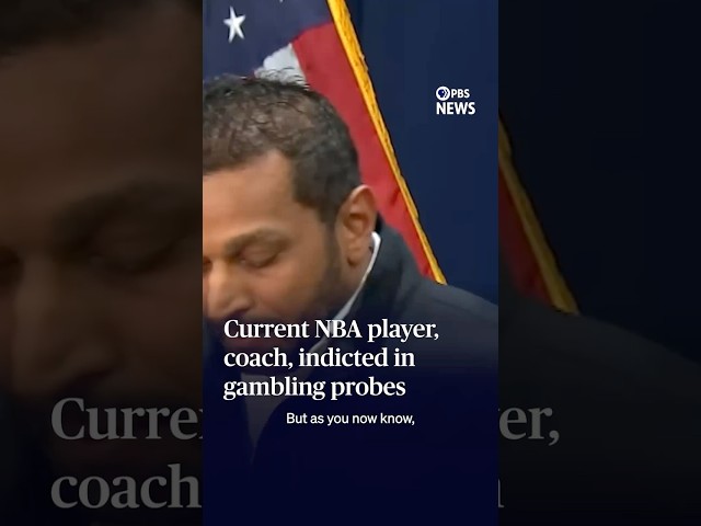 Current NBA player, coach, indicted in gambling probes