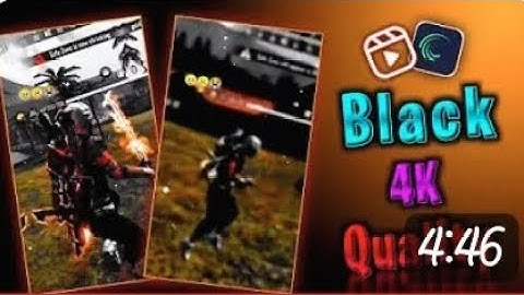 Black Effect Quality Editing Tutorial/Alight motion editing/free fire alightmotion editing tutorial