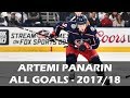 Artemi Panarin - All Goals (2017/18 NHL Season)