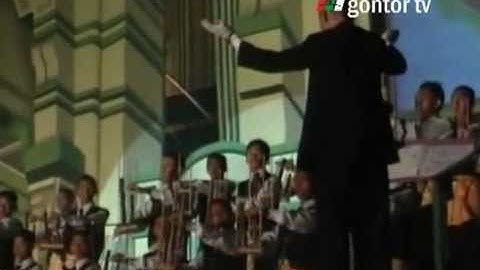 Angklung, Indonesian Beautiful Musical Instrument, Performed at Panggung Gembira (PG) 683 Gontor