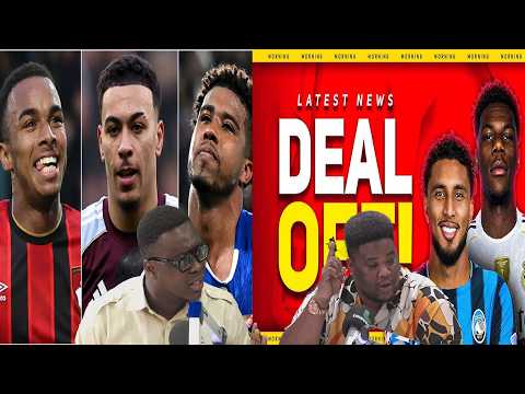 TRANSFER UPDATES:SANTOS JOINS MAN UNITED ON..KROUPI AND ADEYEMI ON BARCA RADER,MORGAN ROGERS..VILLA