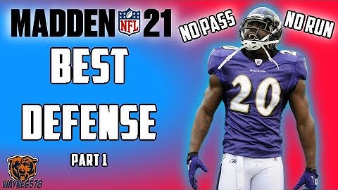 BEST DEFENSE MADDEN 21 - BEST DEFENSE TO STOP RUN AND PASS MADDEN 21 - RED ZONE DEFENSE - PART 1🚫💯🔥