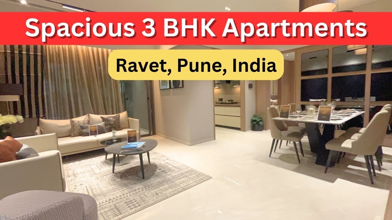 Luxury 3 BHK Apartments | Ravet, Pune, India | +91 74209 23928 #punerealestate #home  #3bhkpune