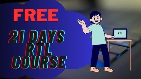 Free 21 days VLSI RTL design course by QuickSilicon 