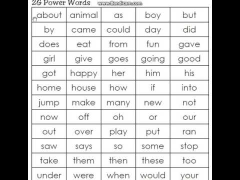 power words