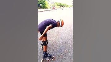 How to Power Slide on inline skates #skating #prectice #speed #brake #viral #reels #trending #shorts