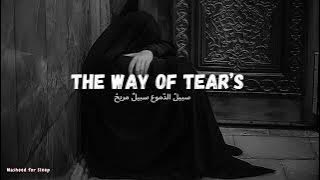 The Way Of Tears ✨(Slowed  reverb)  (سبيلُ الدّموعِ سبيلٌ مريحْ) #nasheed #youtube