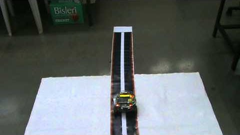 White Line Follower using FireBird V P89V51RD2 Robot