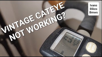 Vintage Cateye Bike Computer Not Working - Two Potential Problems | 4 K