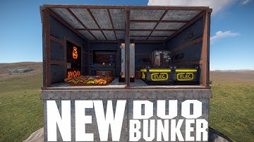 NEW BUNKER for SOLO/DUO | Rust Base Design 2023