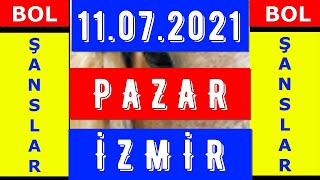 11 TEMMUZ 2021 PAZAR İZMİR 1. VE 2. ALTILI TAHMİNLERİ GANYAN TAHMİNLERİ-TJK