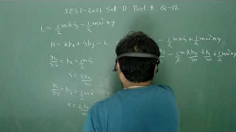 JEST-2021 previous year solution SETD part B Question 12