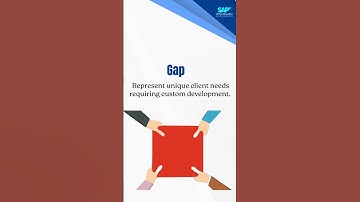 💡 Fit-Gap Analysis = Foundation of every SAP project!