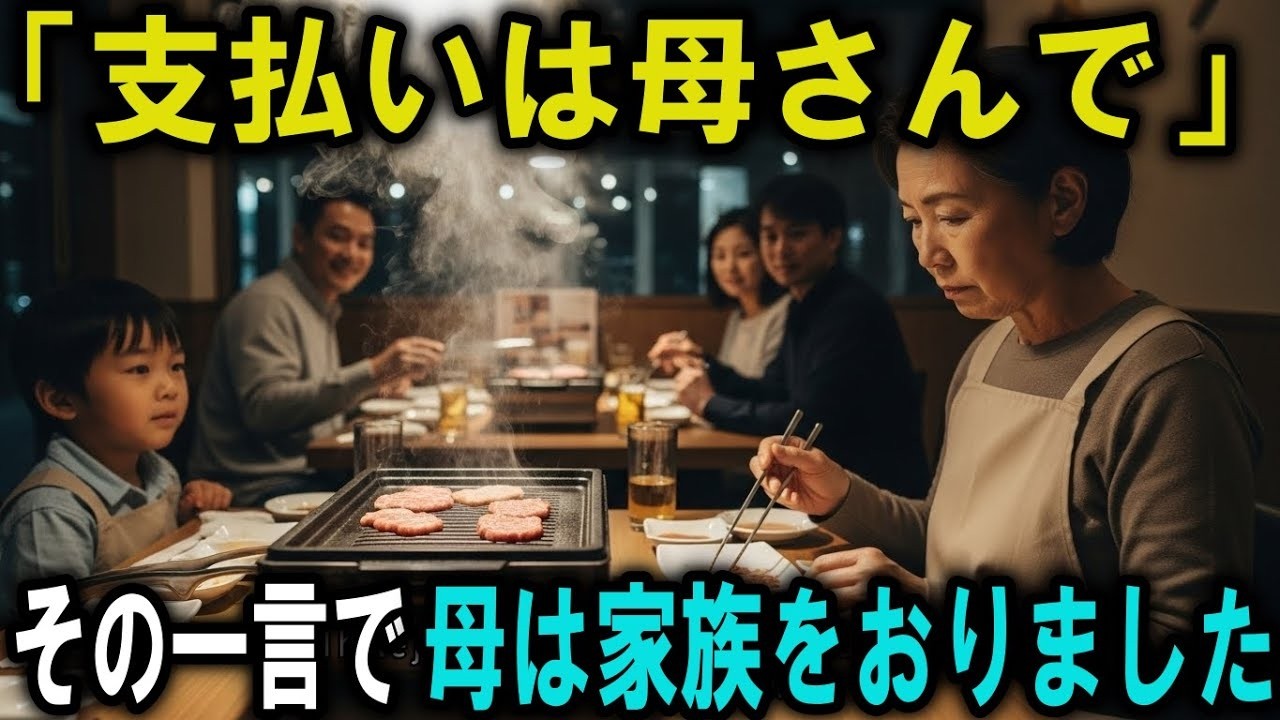 「いつものカードで」高級焼肉12万円──母の私は“金づる”をやめた