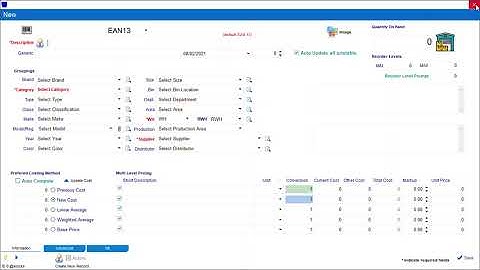 SIMSOFT POS SYSTEM - How to add and or edit an item in the inventory