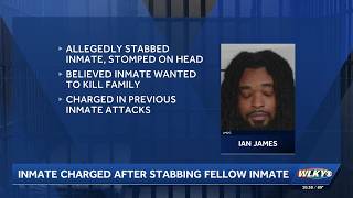 LMDC inmate charged with assault after stabbing fellow inmate stomping on their head