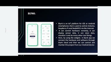 Emertxe IOT internship project on Home Automation using BLYNK app
