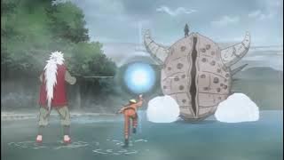 Naruto uses odama rasengan for the first time