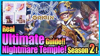 Real ULTIMATE Nightmare Temple s2 Guide!! Boss Fight Trick?! [Ragnarok Origin Global] screenshot 1