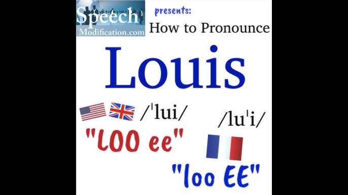 How to pronounce Louis (French/France) - PronounceNames.com 