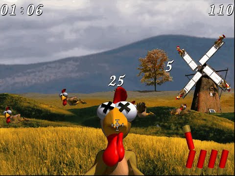 Old Windows game - Moorhuhn jagd (1999)